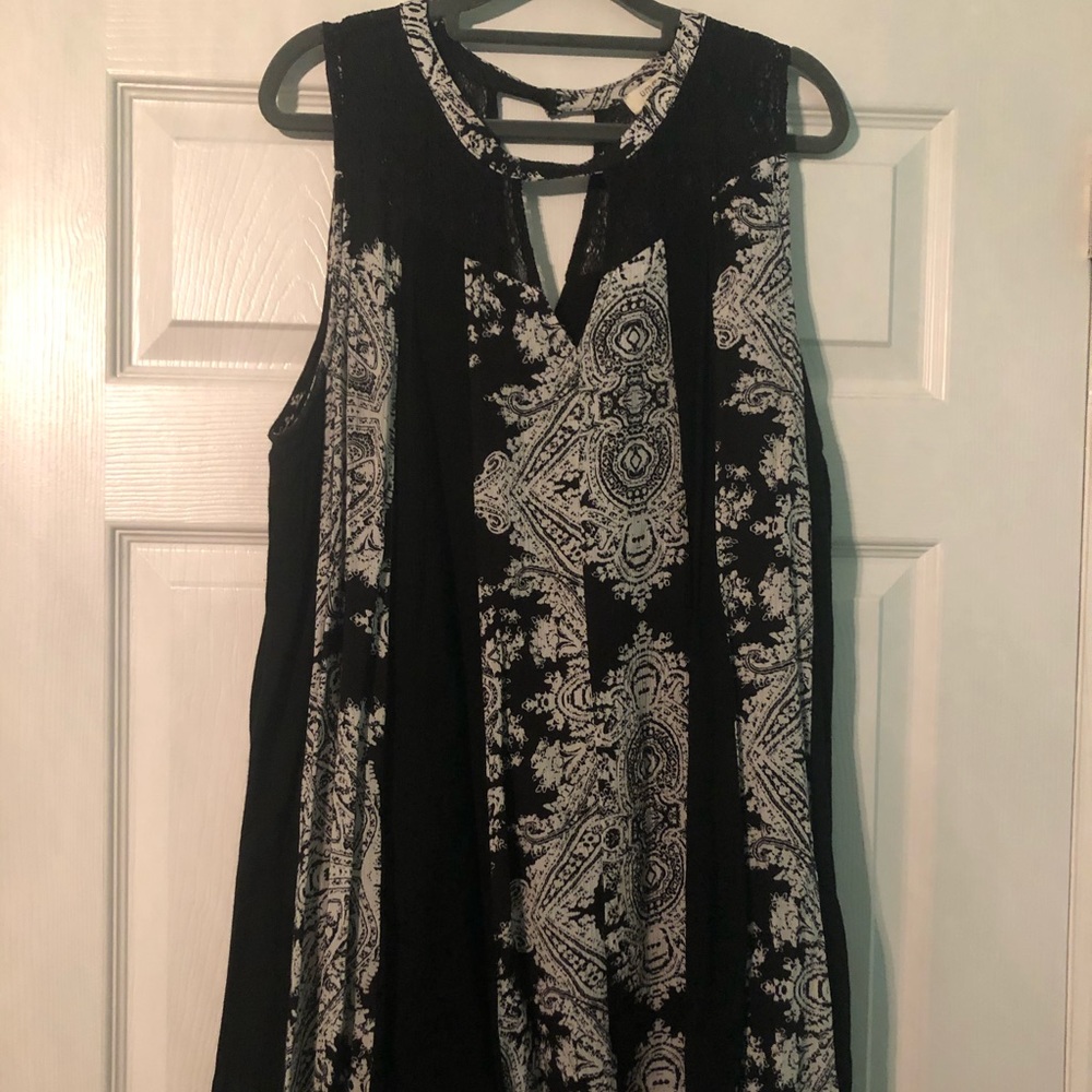 Black and White Umgee Dress
